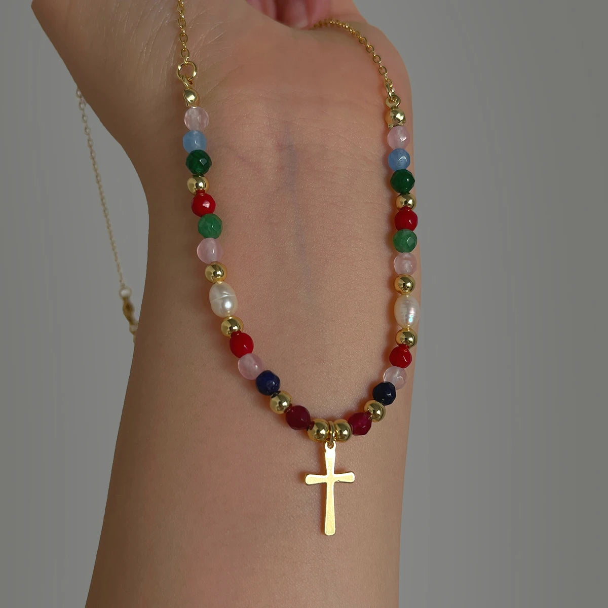 Grace Chain Beaded Necklace