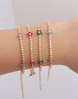 Flora Tennis Bracelet