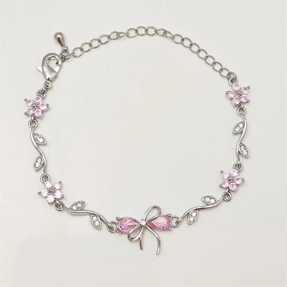 Ribbon Garden Chain Bracelet