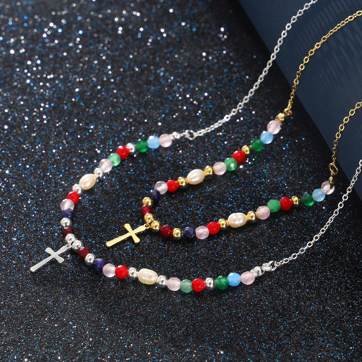Grace Chain Beaded Necklace