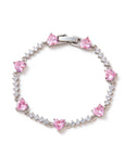 Sugar Heart Tennis Bracelet