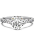 Elegant Bow Heart Ring | 925 Sterling Silver