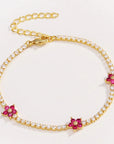 Flora Tennis Bracelet