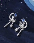 Little Prince and Fox Necklace and Earrings Set