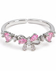 Crystal Bow Ring - Misty and Molly