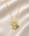 Daisy Bloom Pendant Necklace