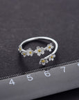 Timeless Memories Forget-Me-Not Silver Ring - Misty and Molly
