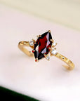 Crimson Nova Ring