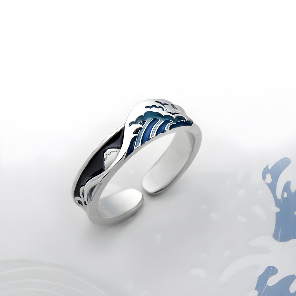 The Great Wave Ring Set - Misty and Molly