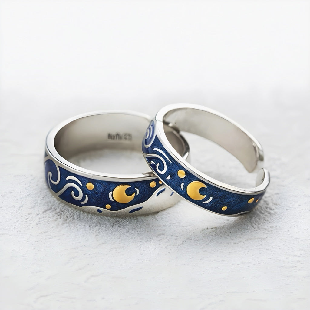 Starry Night Ring Set - Misty and Molly