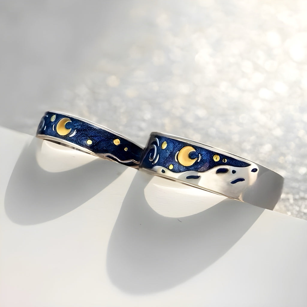 Starry Night Ring Set - Misty and Molly