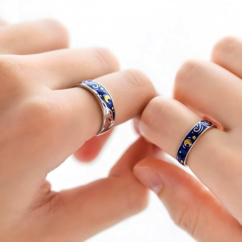 Starry Night Ring Set - Misty and Molly