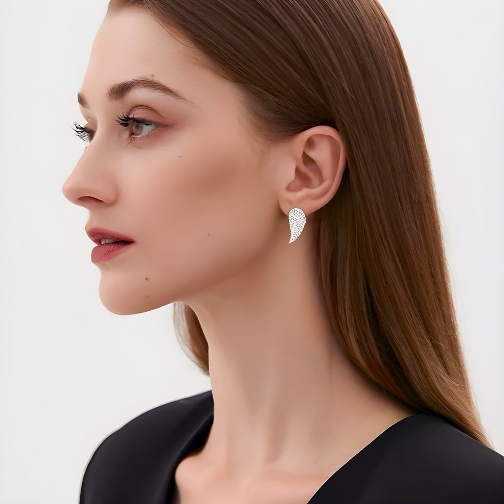 Angel’s Wings Moissanite Earrings - Misty and Molly