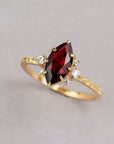 Crimson Nova Ring