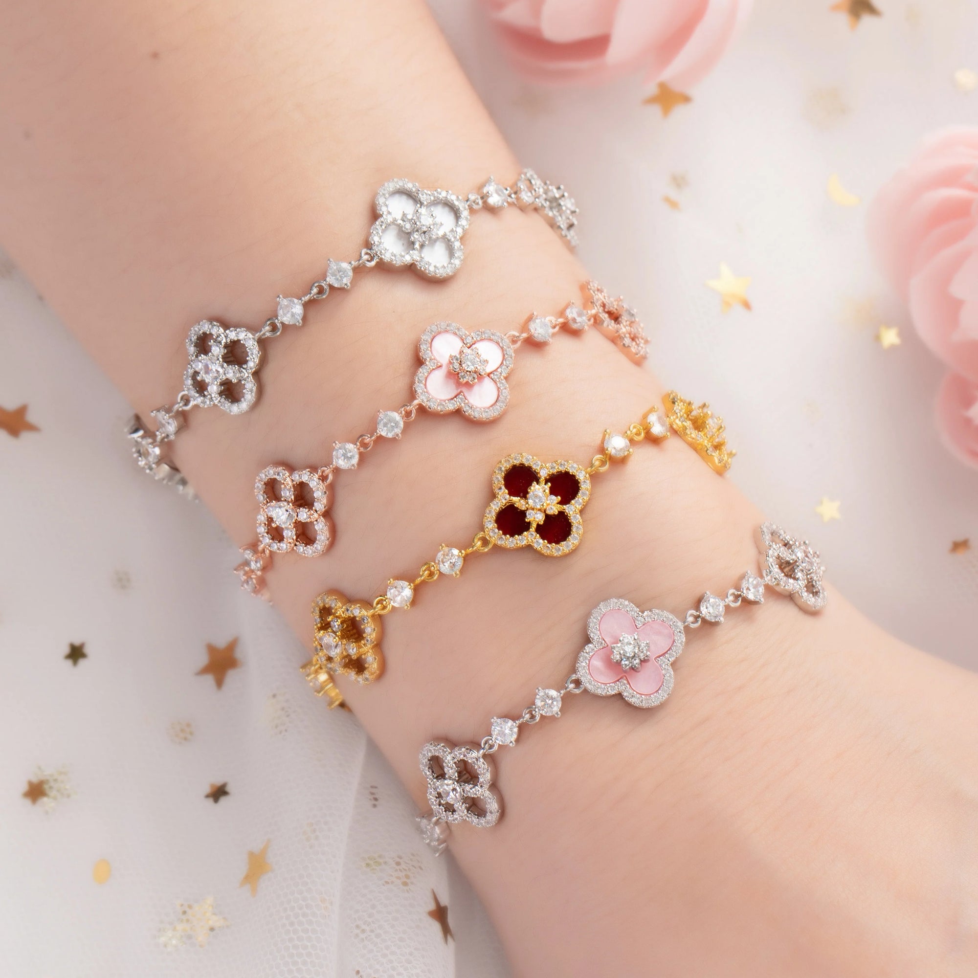 Blossom Bond Friendship Bracelet - Misty and Molly