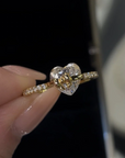Elegant Bow Heart Ring | 925 Sterling Silver