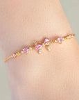 Crystal Bow Bracelet - Misty and Molly