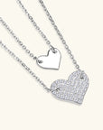 Heart-to-Heart Constellation Moissanite Necklace