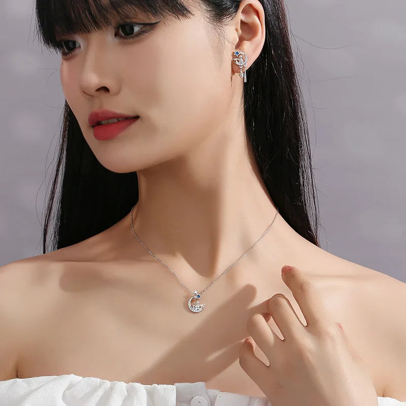 Little Prince and Fox Necklace and Earrings Set - Misty and Molly