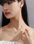 Little Prince and Fox Necklace and Earrings Set