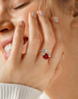Eternal Bloom Rose Ring - Misty and Molly