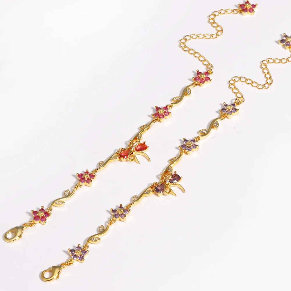 Ribbon Garden Bracelet - Misty and Molly