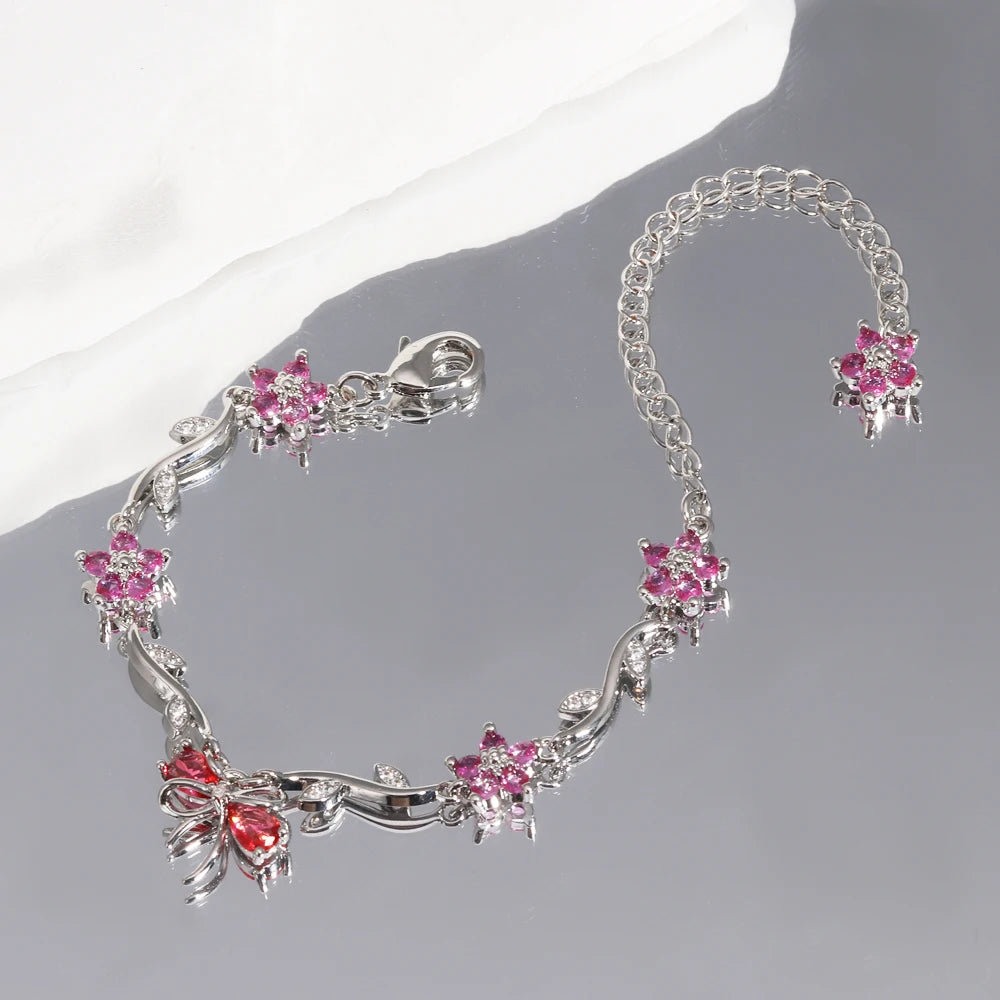 Ribbon Garden Bracelet - Misty and Molly