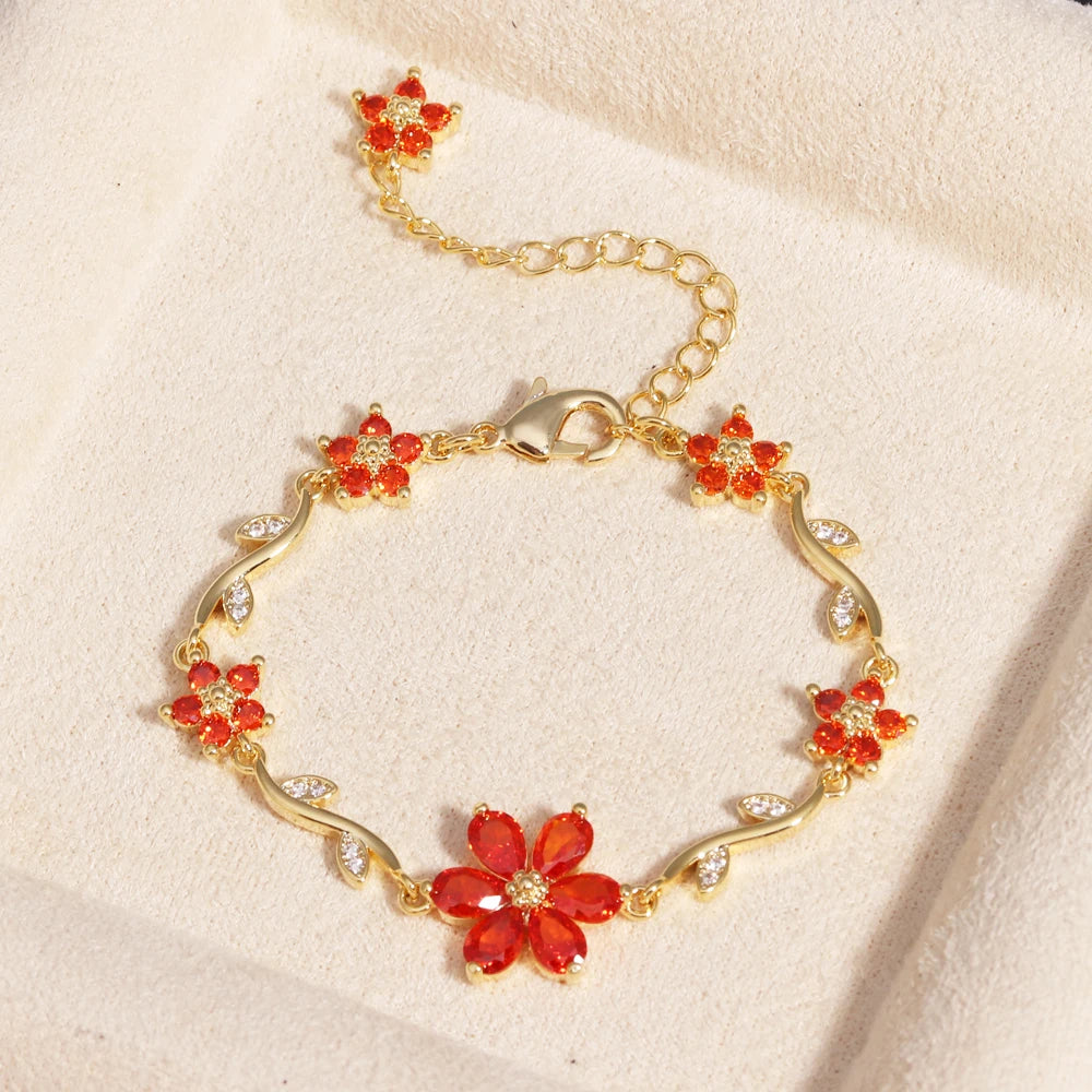 Flower Chain Bracelet - Misty and Molly