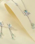 Celestial Butterfly Drop Earrings