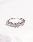 Crystal Bow Ring - Misty and Molly