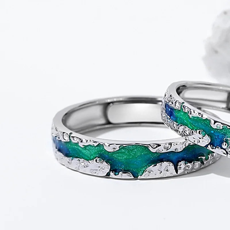 Aurora Promise Couple Rings - Misty and Molly