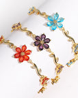 Flower Chain Bracelet - Misty and Molly