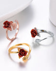 Eternal Bloom Rose Ring - Misty and Molly