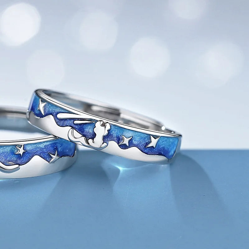 Little Prince and Fox Couple Rings - Misty and Molly