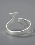 Whispers of the Deep Whale Ring - Misty and Molly