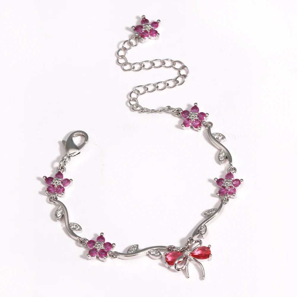 Ribbon Garden Bracelet - Misty and Molly