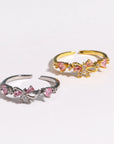 Crystal Bow Ring - Misty and Molly