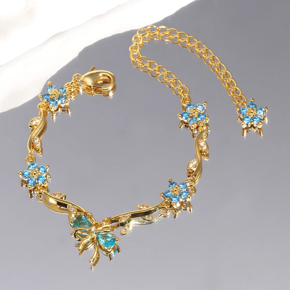 Ribbon Garden Bracelet - Misty and Molly