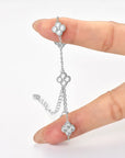 Timeless Clover Moissanite Bracelet