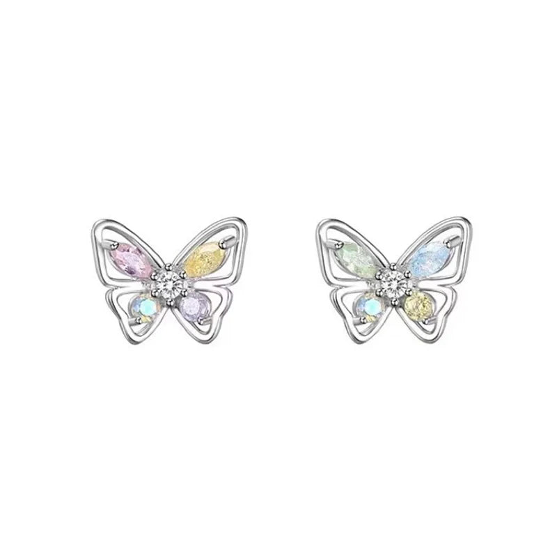 Rainbow Wings Butterfly Earrings - Misty and Molly