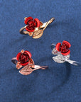 Eternal Bloom Rose Ring - Misty and Molly