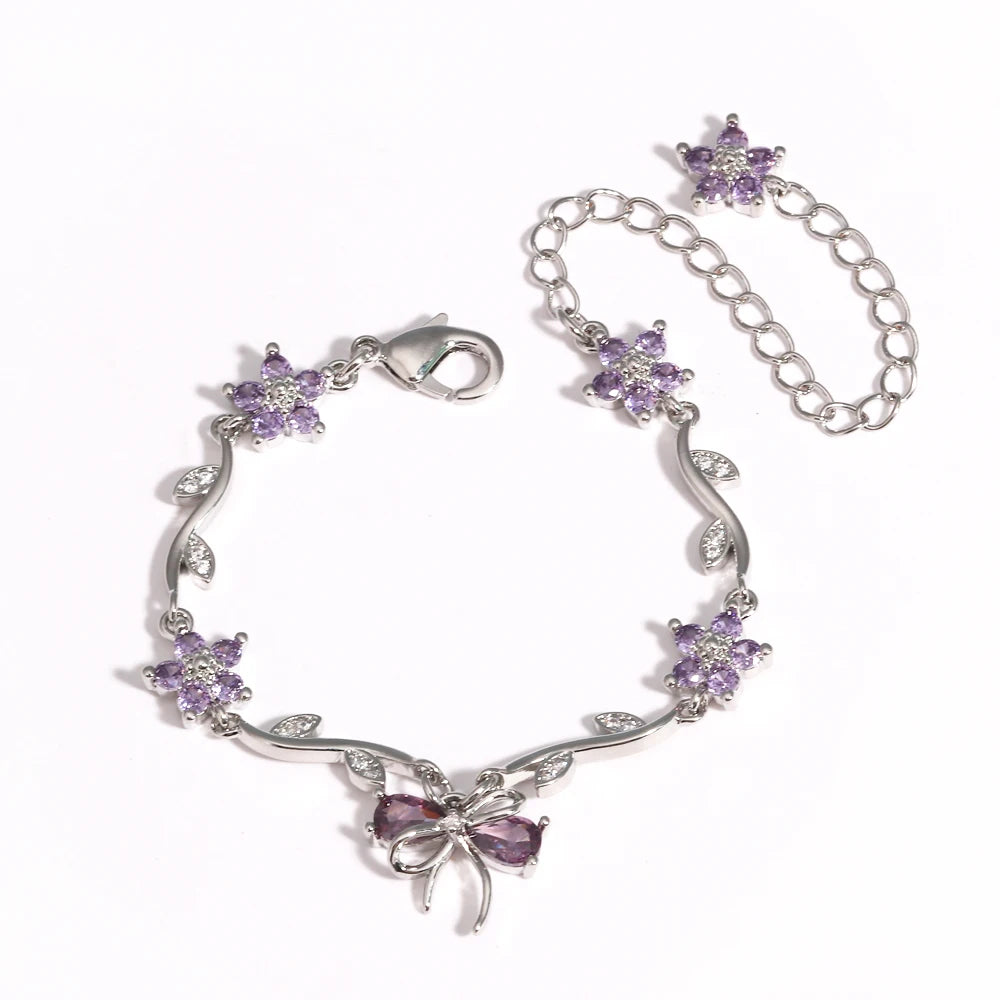 Ribbon Garden Bracelet - Misty and Molly