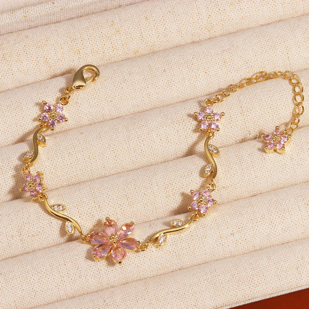 Flower Chain Bracelet - Misty and Molly