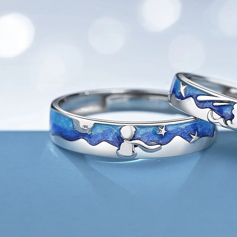 Little Prince and Fox Couple Rings - Misty and Molly