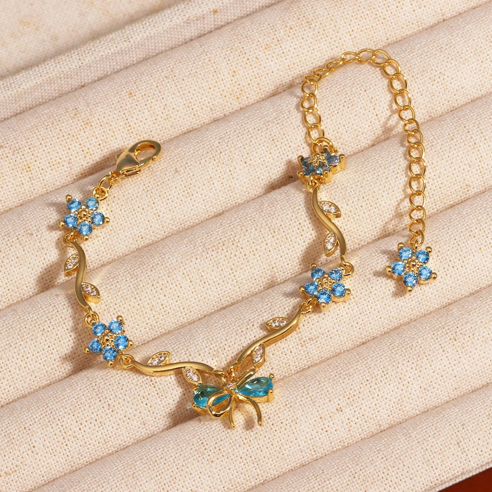 Ribbon Garden Bracelet - Misty and Molly