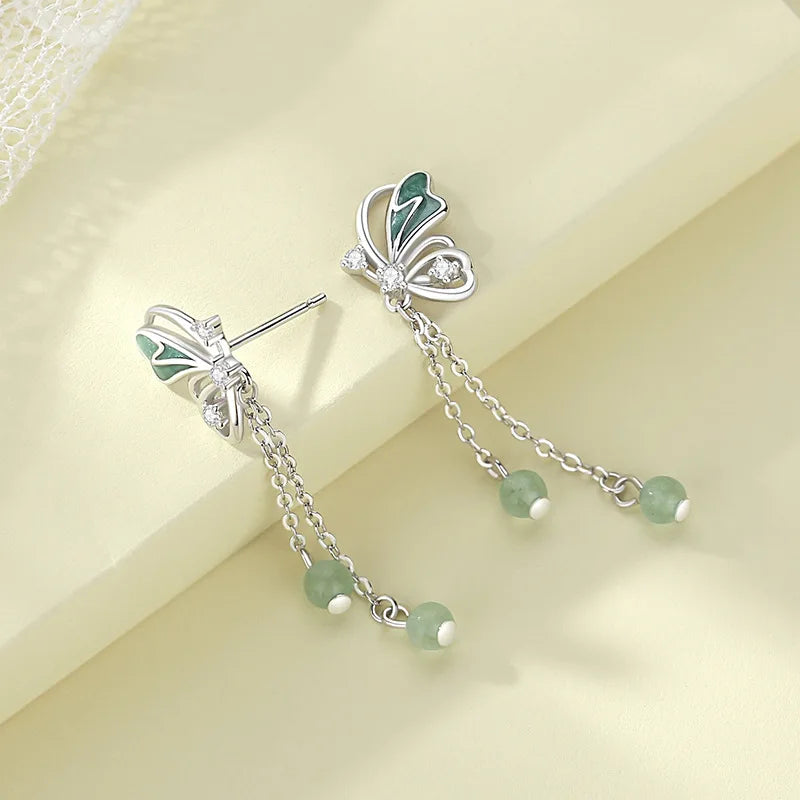Celestial Butterfly Drop Earrings - Misty and Molly