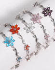 Flower Chain Bracelet - Misty and Molly