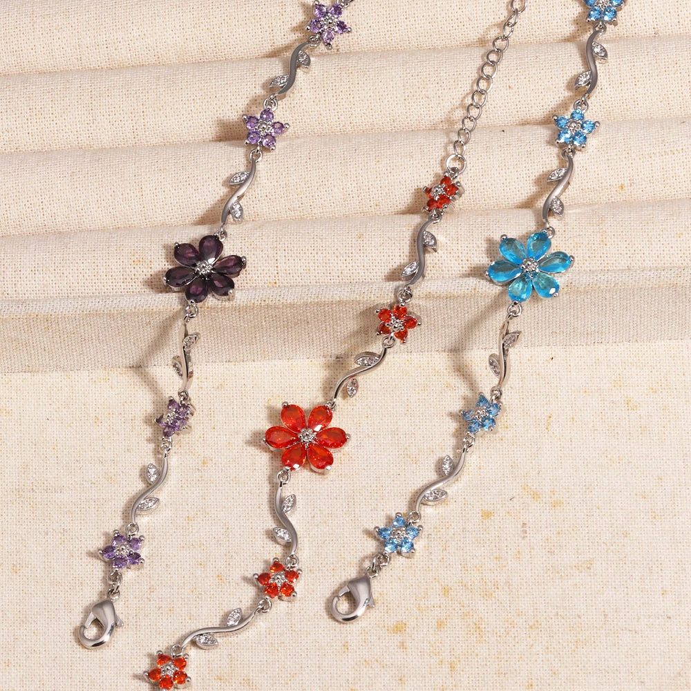 Flower Chain Bracelet - Misty and Molly