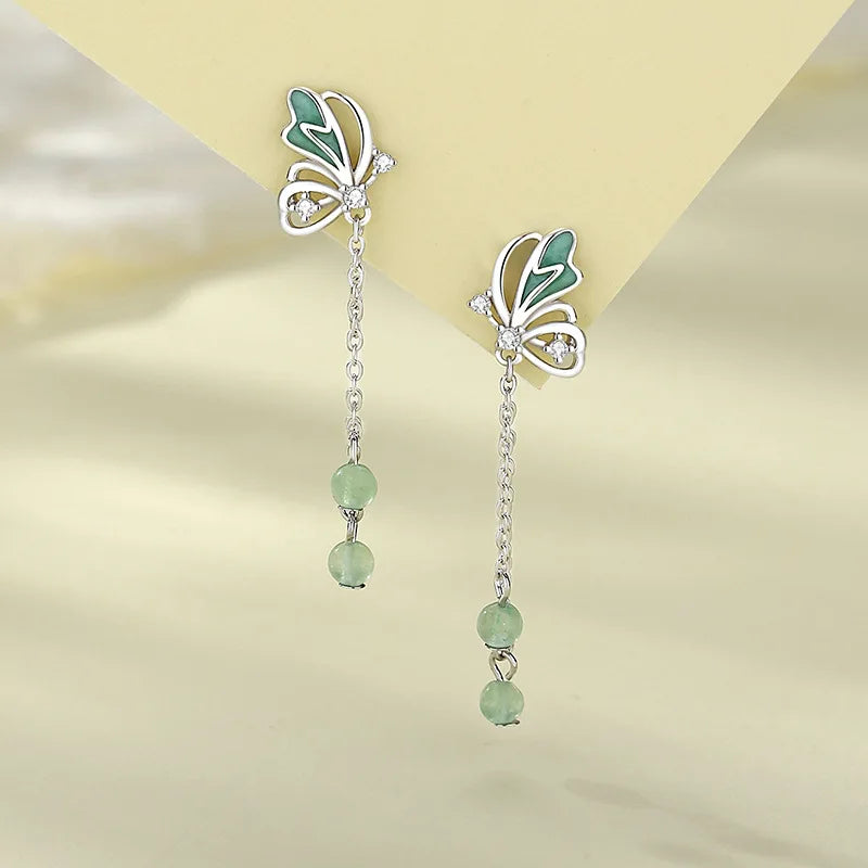 Celestial Butterfly Drop Earrings - Misty and Molly