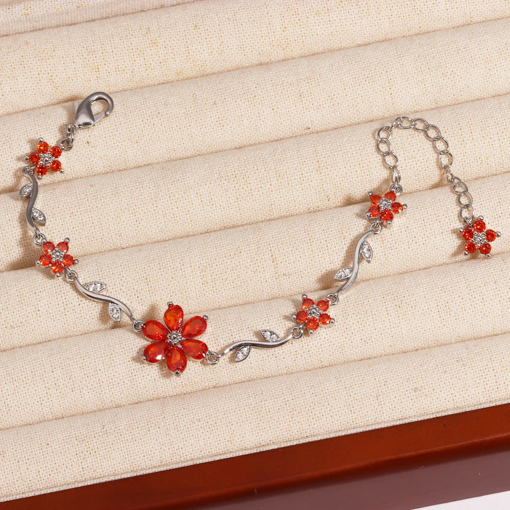 Flower Chain Bracelet - Misty and Molly